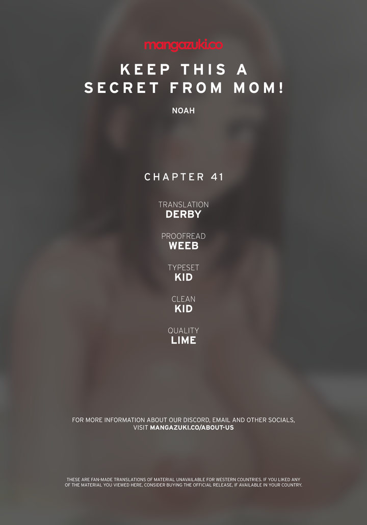 Keep it a secret from your mother! - Chapter 41 Page 1