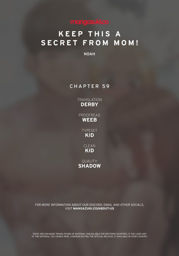 Keep it a secret from your mother! - Chapter 59 Page 1