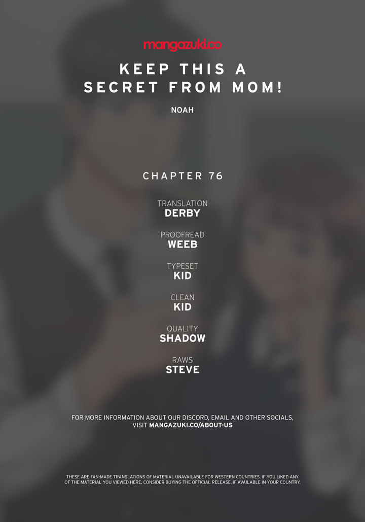 Keep it a secret from your mother! - Chapter 76 Page 1