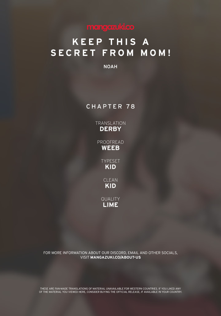 Keep it a secret from your mother! - Chapter 78 Page 1